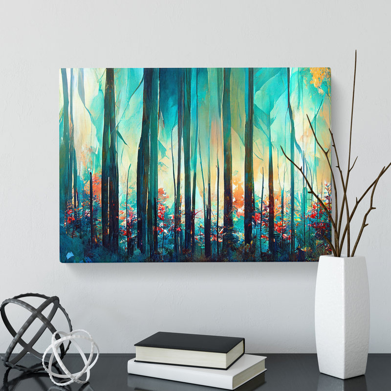 Forest Abstract Vol.6 - Wrapped Canvas, 50cm H x 76cm W x 3cm D