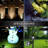 Black Abs Low Voltage Solar Powered Integrated LED Metal Spotlight