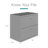 30'' Wide 2 -Drawer Steel File Cabinet-720214973