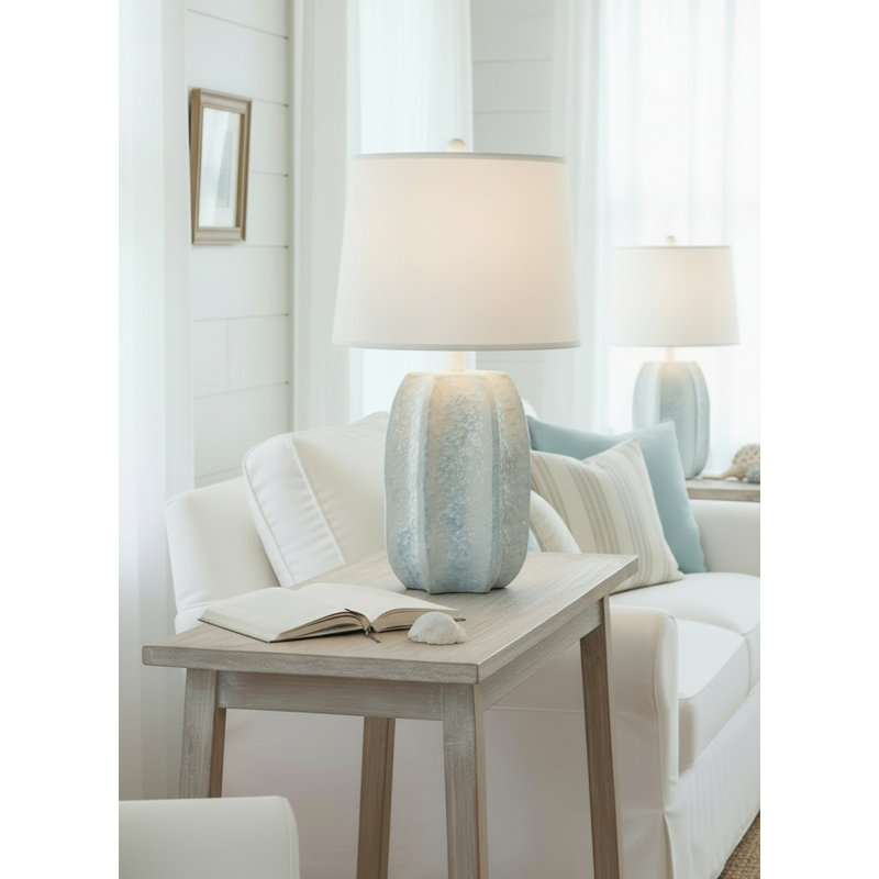 Lampe de table Nude / Atlantic, Blanc / Bleu