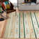 Halle Flatweave Jute/Cotton Southwestern Rug in Orange/Brown/Beige
