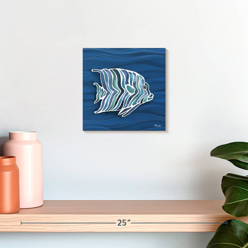 Brampt Tahiti Blues I, H 10 pi x l 10 pi