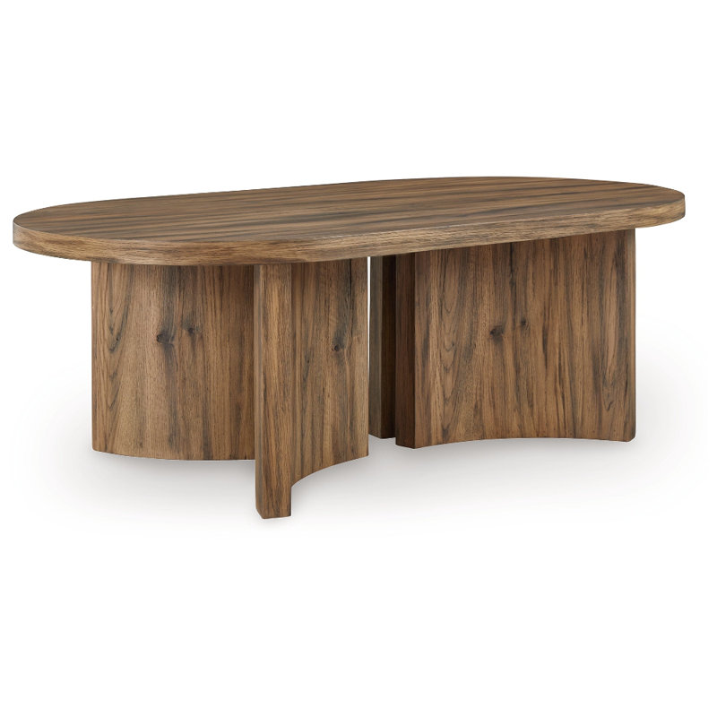 Solid Wood Top Coffee Table