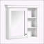 Armoire de salle de bain murale polyvalente avec miroir et rangement, améliorant l'organisation de la salle de bain