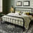 Kawamoto Metal Platform Bed Frame with Elegant Modern Design-1191489908-1191489906