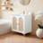 30" Modern Free-Standing 2-Doors Single Bathroom Vanity With Ceramic Top