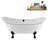 71" Streamline Clawfoot Tub,Tray,Drain and Clawfeet-101628942-102360902