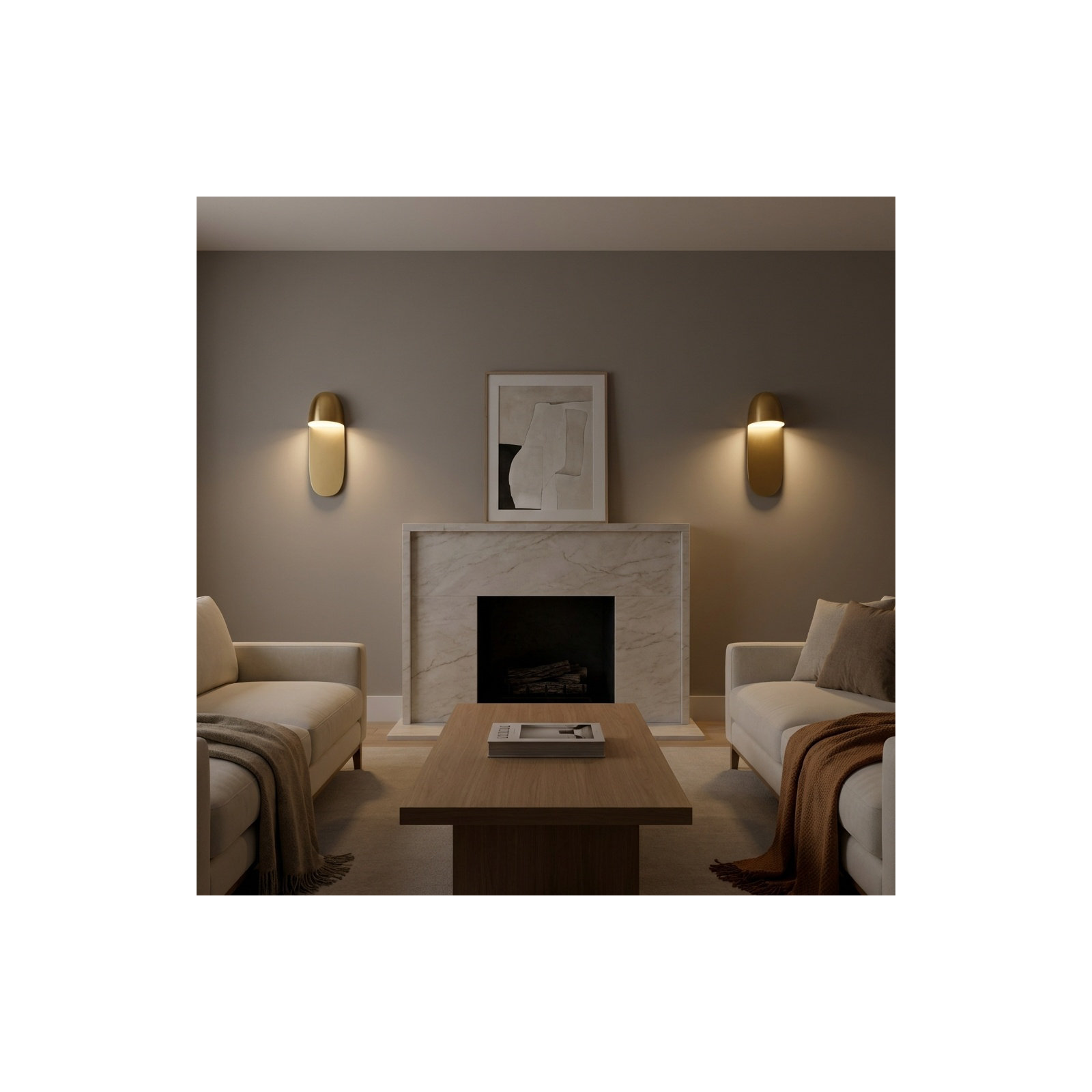 Rosalie 16 Sconce, Burnished Brass