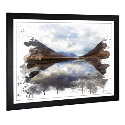 Scotland Lake and Mountains - Wall Art