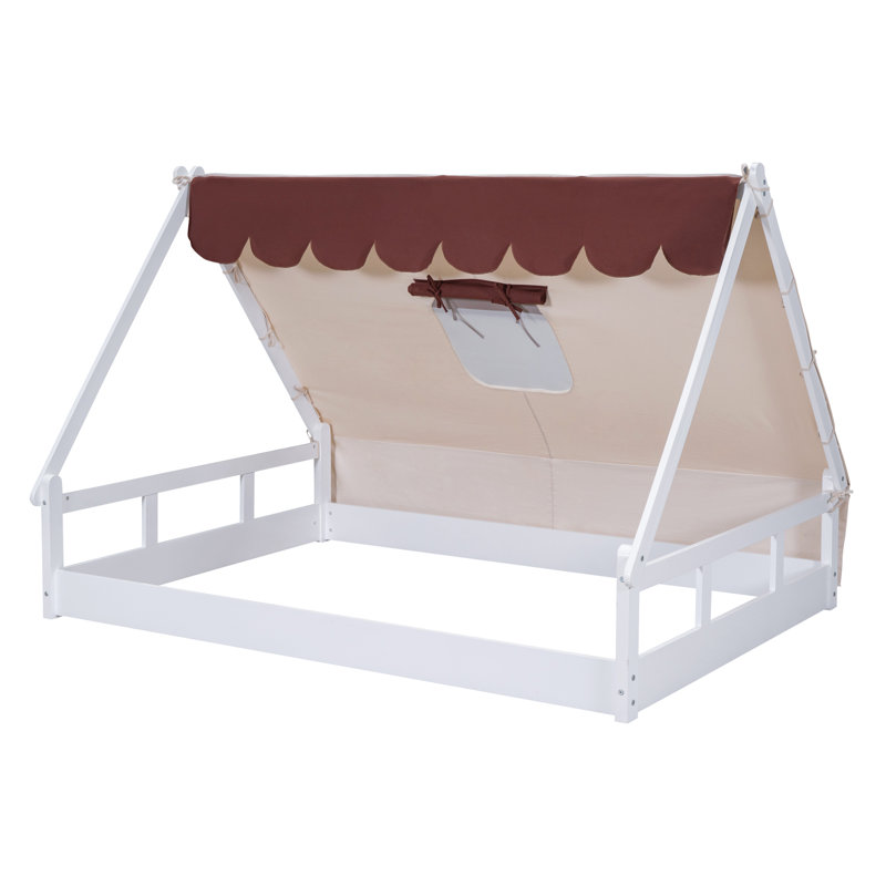 Lit plateforme Aviannah, Brun