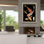  «Koi Fish On Black 2» par Chariklia Zarris, art mural sur toile, 40 po x 54 po