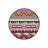 Woven Base Modern Decorative Carpet With Multicolored Geometric Shapes Details-1652429112