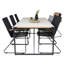 Deandre 6 - Person Patio Dining Set Extendable Rectangular Table