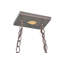 Luminaire suspendu linéaire unique à 6 lumières Old Forge-16183483