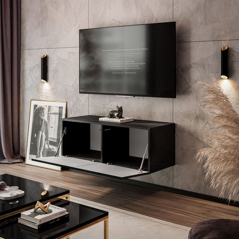 Cellan TV Stand for TVs up to 43', Black