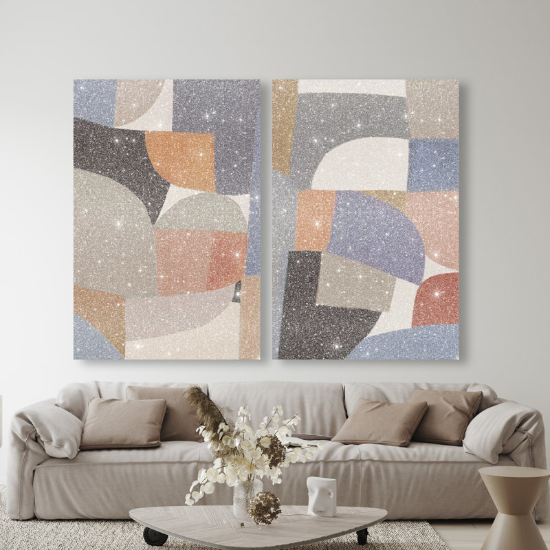Muted Prelude Set Set by Oliver Gal, 30"H x 20"W, Gallery Wrapped