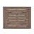 Bang Outdoor Accent Table, 19 Inch, Gray Acacia Wood Slatted Top-121489424