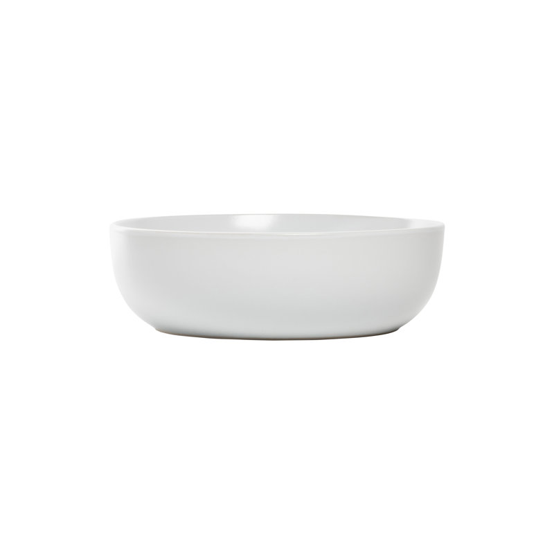 Wazee Matte 16 Piece Dinnerware Set, Service for 4, White