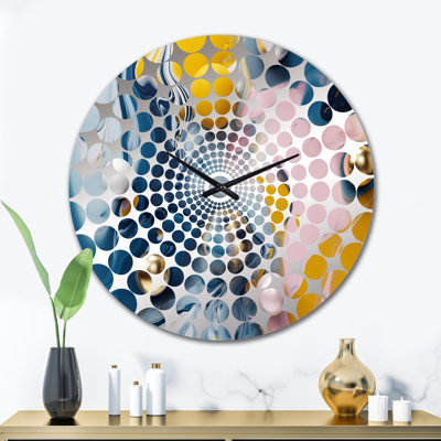 Lurana - Horloge murale abstraite en marbre