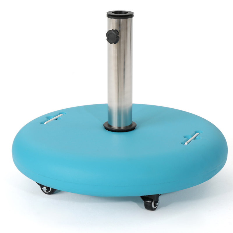 Base de parasol autoportante Lacours, sarcelle