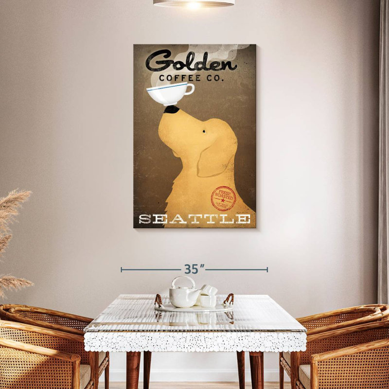 Tergel Golden Coffee Co, H 45 po x l 30 po