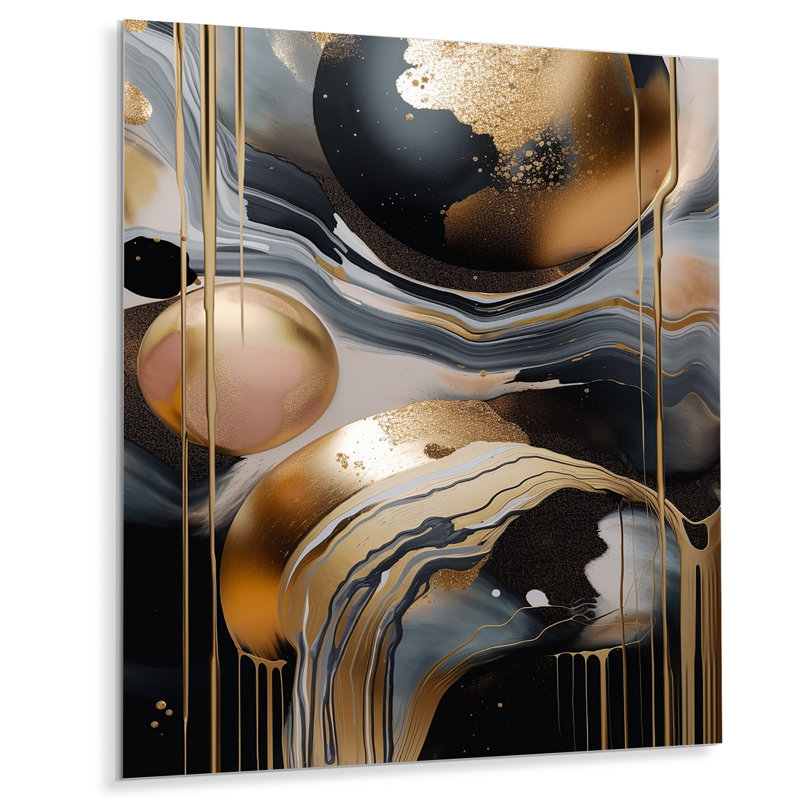 Décoration murale Kanami Kanami Marbré Euphoria V, H 32 po x l 24 po x P 1 po