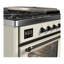 Cuisinière à double combustible de 48 pouces avec 5 brûleurs scellés de la série Majestic III de la série Blanc antique (propane liquide, garniture brunie)-124828678-124828679-124828671