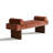 60" W Chenille Upholstered Bench-1747637087