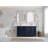 Malibu 60'' Double Bathroom Vanity with Top-75227091
