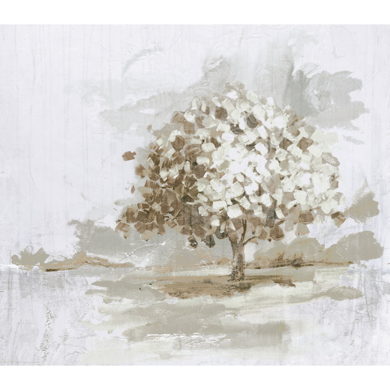 Arbre traditionnel - reproduction d'art sur toile tendue, H 20 po x l 30 po