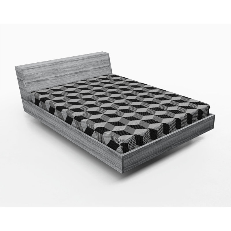 Microfiber Geometric Fitted Sheet, Full Fitted Sheet