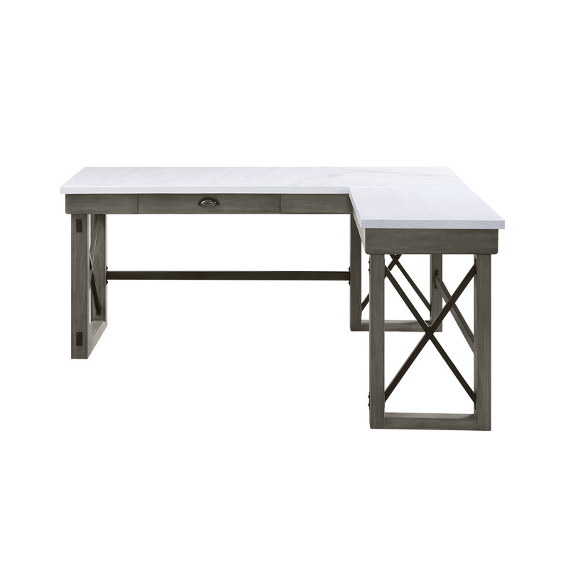 Bureau à plateau relevable avec rangement dissimulé
