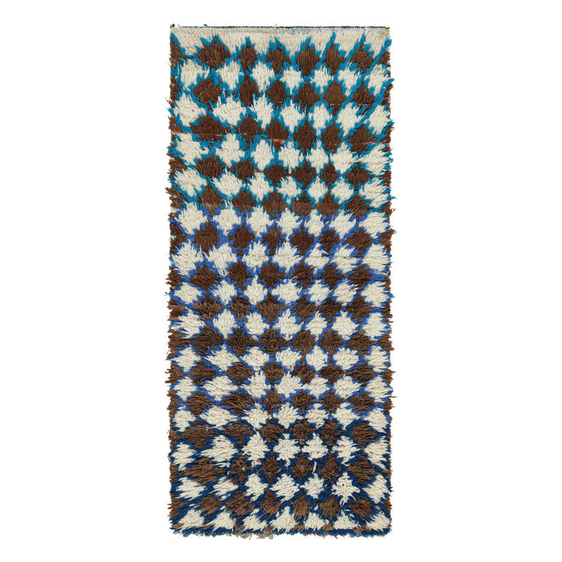 One-of-a-Kind 2'7"x6'2" Hand Knotted Area Rug