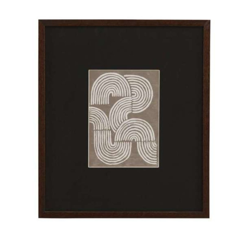 Neutral Strokes II, reproduction encadrée