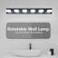 Luminaire de miroir de meuble-lavabo moderne à 6 lumières DEL pour salles de bain et tables de maquillage-403662819