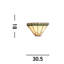 Kiefer Mild Steel Flush Mounted Sconce