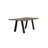 Rectangular Dining Table with Solid Wood Top
