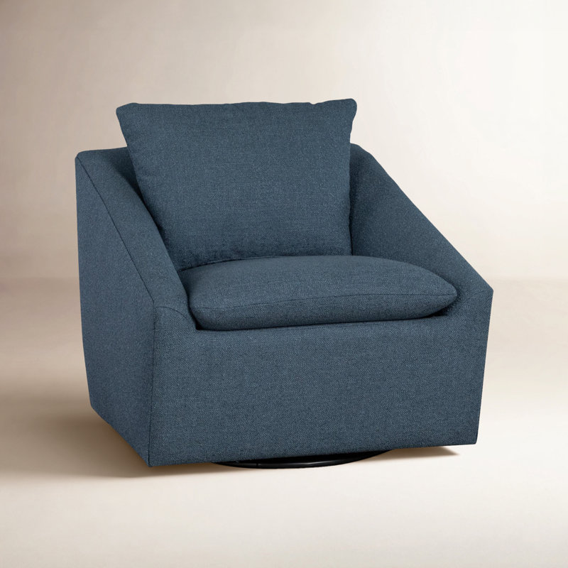 Tommen Swivel Armchair, Napa Vintage Chenille