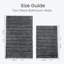 Shiwanda Ribbed Two Piece Bath Mat Set-263115014