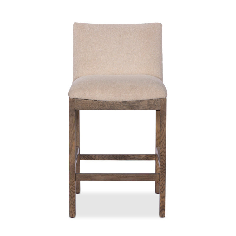 Gables Upholstered Bar Stool with Solid Wood Frame