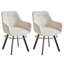 Linen Blend Upholstered Armchair-129704597-129704596-129704587
