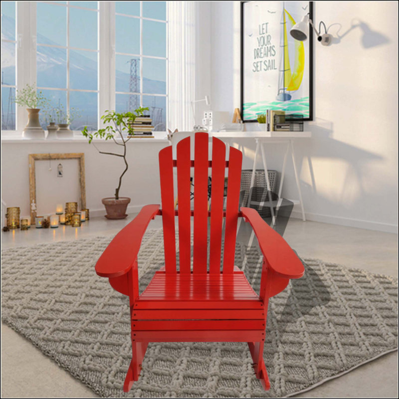 Chaise Adirondack inclinable en bois