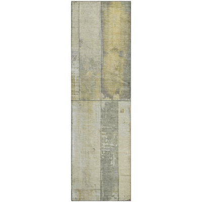 Premium Machine Washable Crestover AMF1877 Geometric Rug