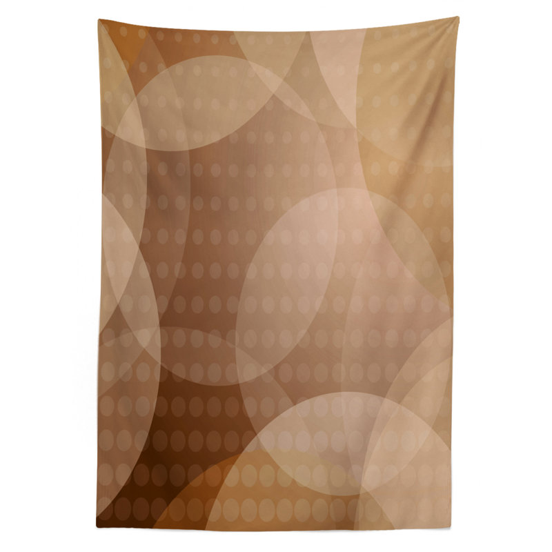 Overlapping Circles Tablecloth, 90" L x 60" W