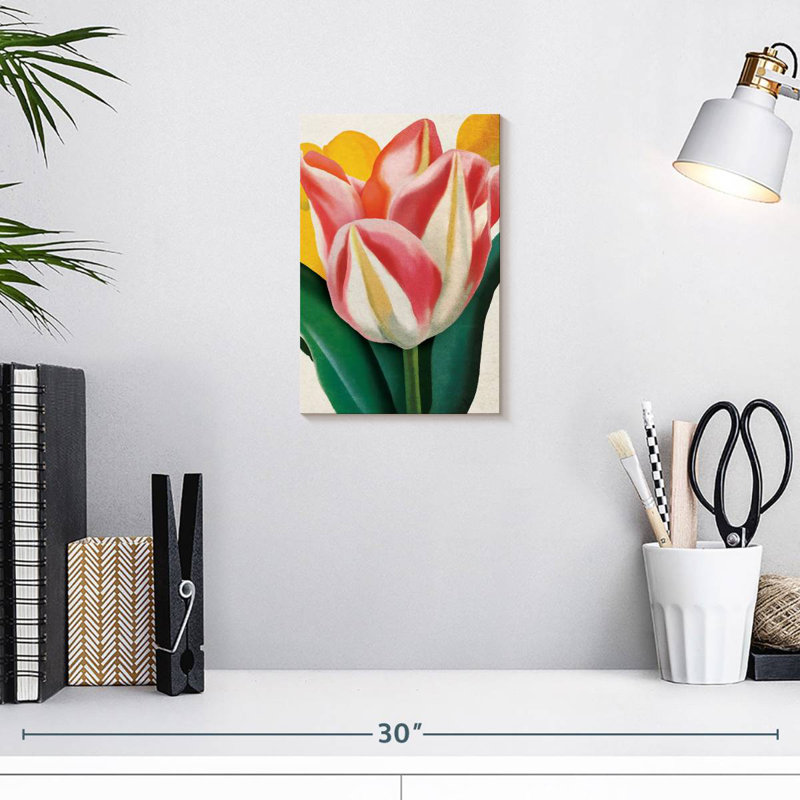Joyeuse tulipe, H 12 po x l 8 po