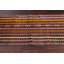 Tapis de couloir brun en laine noué à la main de conception unique 2 pi 2 po x 6 pi 1 po