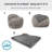 CordaRoy's Chenille Nest Gaming Convertible Bean Bag Chair-196392258-196392260