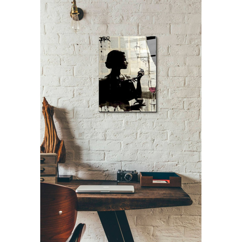Art mural en verre Trinx «Lush Life» par Loui Jover, H 16 po x l 12 po x P 0,12 po