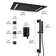 Camino 20"X14" Flush-Mount Rainfall Complete Shower System with LED Light, Silde Bar and 3 Body Jets