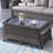 5 - Person Handwoven Wicker Patio Conversation Set With Swivel Glider Chairs & Side Table, 5" Olefin Cushions-123855035-123855032
